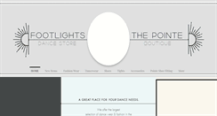 Desktop Screenshot of footlights-dance.com